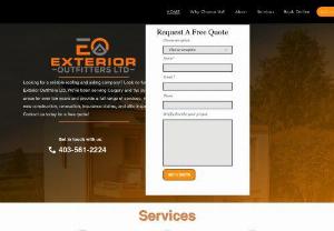 Exterior Outfitters Ltd - Exterior Outfitters Ltd is a full service exterior company specializing in claims, renovation and new construction Calgary, Alberta. Whether its roofing, siding, soffit, fascia, eavestrough or all of the above we are here to help.