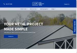 East Kentucky Metal Sales - We are a metal roofing and siding manufacturer and supplier. We manufacture 5 panel profiles in 20 colors, and we sell all other building materials needed to complete your project.