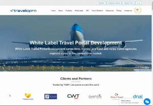 White Label Travel Portal Development - Travelopro's white-label travel portal development offers a range of benefits, including cost savings, faster time-to-market, scalability, and access to built-in features and support. A white-label travel portal can also be integrated with a third-party API, which allows us to easily incorporate travel inventory (rates and availability) from worldwide suppliers in a travel agent's travel portal to sell the flight, hotel, package, transfers, and activity online with...
