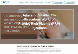 The PRP Journey: Navigating Your Path to Rejuvenation - When considering Platelet-Rich Plasma (PRP) therapy, finding the right plasma therapy specialist is crucial for a successful and rejuvenating experience. PRP therapy involves extracting a small sample of your blood, processing it to concentrate the platelets, and then re-injecting it into targeted areas of your body. This innovative treatment is known for its ability to naturally stimulate collagen production and accelerate tissue repair. Selecting a skilled specialist ensures the procedure is p
