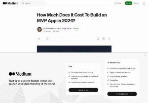How Much Does It Cost To Build an MVP App in 2024? - Is your startup app ready to meet market needs? There are 42% of apps that fail because they somehow fall prey to the gaps they fail to address. That&rsquo;s why it&rsquo;s important to validate your idea before investing time and money in it. To test the waters, developing a minimum viable product (MVP) is viable if you don&rsquo;t want to spend too much.
