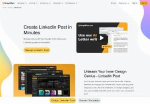 LinkedIn Post Maker: Your Key to Crafting Compelling Content - Simplified&#039;s LinkedIn Post Maker is the ultimate tool for professionals looking to make a lasting impression on their network. With customizable templates and easy-to-use features, creating impactful posts has never been easier