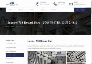 Inconel 718 Round Bar  Stockists In India - Inconel Alloy Round Bars, which is oxidation invulnerable to 1800 Degree F in outside. We offer these things in staggering assessments, for example, Inconel Round Bars. Our Inconel round Bars is known as the most all around destroying safe material open today, which further discredits the improvement of grain limit floods that would crumble use hindrance.