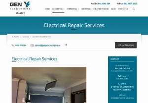 Expert Electrical Repair Services - Gen Y Electrical  - GenY Electrical provides reliable electrical repair services for both residential and commercial properties. Our skilled technicians are equipped to handle a wide range of electrical issues, ensuring your safety and peace of mind. From faulty wiring to power outages, we offer efficient solutions tailored to your needs. Contact GenY Electrical today for prompt and professional electrical repairs. 