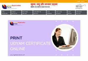 Print Udyam Certificate Online - About Udyam Registration Certificate  The Udyam Registration Certificate is proof of MSME registration. After successfully completing all of the registration procedures, you will be awarded an Udyam Registrations certificate by the Ministry of MSME, which has a lifetime validity.