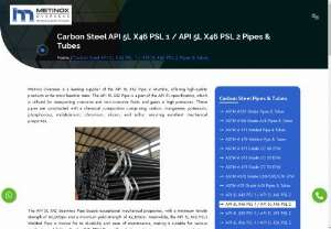 Carbon Steel API 5L X46 PSL 1 / API 5L X46 PSL 2 Pipes & Tubes Exporters In India - The API 5L X42 Seamless Pipe boasts exceptional mechanical properties, with a minimum tensile strength of 60,200psi and a minimum yield strength of 42,100psi. Meanwhile, the API 5L X42 PSL1 Welded Pipe is known for its durability and ease of maintenance, making it suitable for various applications. Additionally, the X42 ERW Pipe offers high resistance against corrosion and stress, ensuring reliability in demanding environments.