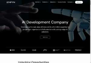AI Development Company -Enfin Technologies - Discovering the real value of Data and AI with Enfin’s expertise to propel your organization’s full potential with cutting-edge AI solutions.