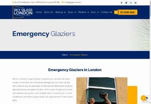 Are you looking for Trusted Emergency Glaziers in London - When it comes to urgent glaziers needed, you can trust Sky Glass London to be there. We know that emergencies can occur at any time, which is why we specialise in swift and professional emergency glazing services throughout London.