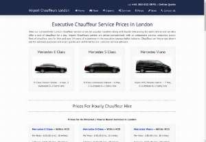 London's Best: Premium Chauffeur Service at Unbeatable Prices - Experience London's premier chauffeur service without the hefty price tag! Our unbeatable rates ensure luxury is affordable. From airport transfers to city tours, enjoy top-notch service without breaking the bank.