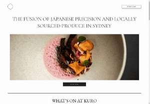 Kuro Bar & Dining - Inspired by Japanese design, driven by precision, and executed by artisans, Kuro introduces a bar and dining experience based on the transparent root-to-stem philosophy.