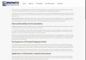 Chemical Companies in India - Looking for a good Quality Chemical India? Contact Aromatic Allied