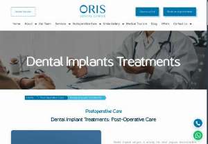 Dental Implant Treatments: Post-Operative Care - After a surgery, you need to follow your dentist's Post-Operative Instructions for keeping your teeth healthy. The details are provided here; just explore.