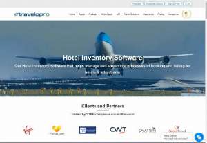 Hotel Inventory Software - Travelopro provides Hotel Inventory Software to travel companies, travel agencies and tour operators across the globe. It is connected with multiple GDSs and third-party suppliers for fetching the worldwide content. We have complete booking process functionality from initiating booking enquiries to generating tickets and vouchers. We work with all prominent GDS, suppliers to help you offer all possible help to the customers visiting your travel portal.