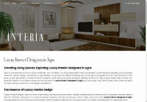 Luxury Interior Designers in Agra: Interia Transforming Homes - Transform your dream home with the luxury interior designers in Agra. Interia specializes in transforming spaces into luxurious interiors in Agra that elevate your living experience. By integrating contemporary design with classic elegance, the expert designers of Interia craft bespoke solutions tailored to each client&#039;s taste and lifestyle. We focus on high-quality materials, attention to detail, and innovative design to ensure that every inch of your space is optimized for...