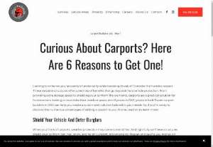 Curious About Carports? Here Are 6 Reasons to Get One! - Expert carport builders in OKC can help you create a customized solution tailored to your needs.  #carportsoklahoma #carportsoklahomacity