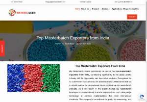 Top Masterbatch Exporters from India | BSMasterbatch - Top Masterbatch Exporters from India, BSMasterbatch. We deliver solutions tailored to meet the unique requirements of different applications. Contact