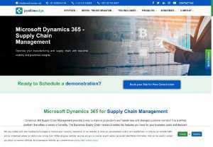 About Dynamics 365 Supply Chain Management - Dynamics 365 Supply Chain Management provides a way to improve productivity and handle new and changed customer demand. It is a unified platform that offers a variety of benefits. The Dynamics Supply Chain module provides the features you need for your business users and decision-makers. Make real-time and data-driven decisions across your entire supply chain operations with D365 Supply Chain Management.  Contact PositiveEdge now.