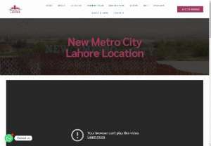 New Metro City Lahore offical | Location | Payment Plan - New Metro City Lahore by BSM Developer offers Residential and Commercial Plots for sale in the prime location of Lahore.