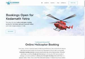Kedarnath and Amarnath Yatra helicopter booking online - We provide the best heliservice in India for all religious sites. Book helicopter tickets for Kedarnath, Badrinath, Char Dham, Do Dham Yatra, and Vaishno Devi.
