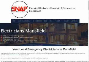 Electrician Mansfield - Trusted electrician in Mansfield for all your electrical needs. Experienced electricians offering emergency services. Contact Snap Electrical in Mansfield now!