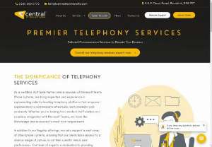 Business Phone Systems and Telephony Services in UK - Central IT Solutions revolutionizes communication with advanced business phone systems and telephony services throughout the UK. Our tailored solutions are designed to streamline your communication processes, enhance customer interactions, and boost team collaboration.