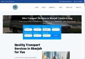 Transport Services Sharjah - Transport Services Sharjah: Experience dependable and efficient transportation solutions for any occasion, including corporate, leisure, and logistics.