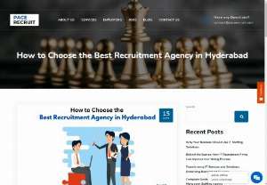 How to Choose the Best Recruitment Agency in Hyderabad - Best Recruitment Agency in Hyderabad: Hyderabad’s job market is thriving, particularly in industries like IT and healthcare. Choosing the right recruitment agency can significantly impact your job search or hiring process. Let’s delve into the key factors to consider when selecting the best agency for your needs.  Find the Best Recruitment Agency in Hyderabad to Understanding the Job Market: Hyderabad boasts a diverse job market, with opportunities in various...