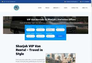 Sharjah VIP Van Rental - Sharjah VIP Van Rental: Travel in style with our luxury vans, perfect for high-end transport needs, special guests, or executive travel.