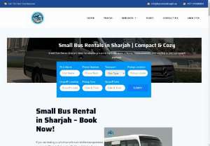 Small Bus Rental Sharjah - Small Bus Rental Sharjah: Ideal for smaller groups or tight city tours, offering maneuverability and comfort in one convenient package.