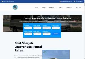 Sharjah Coaster Bus Rental - Sharjah Coaster Bus Rental: Comfortable, reliable, and ready to accommodate your medium-sized group for any journey or event.