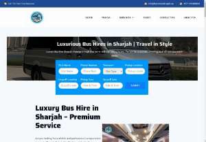 Luxury Bus Hire Sharjah - Luxury Bus Hire Sharjah: Indulge in high-end travel with our luxury buses. Perfect for corporate, wedding, and VIP transportation needs.