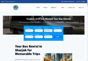 Tour Bus Rental Sharjah - Tour Bus Rental Sharjah: Discover the sights in comfort with our professional tour buses, guided by expert drivers and loaded with amenities.