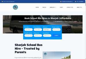 Sharjah School Bus Hire - Sharjah School Bus Hire: Dependable and safe transportation solutions for schools, with fully-equipped buses tailored for student travel.