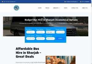 Affordable Bus Hire Sharjah - Affordable Bus Hire Sharjah: Get the best value for your money with our cost-effective bus rental services, ideal for budget-conscious travelers.