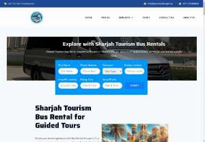 Sharjah Tourism Bus Rental - Sharjah Tourism Bus Rental: Experience the best of Sharjah with our specialized tourism buses, perfect for sightseeing and city tours.