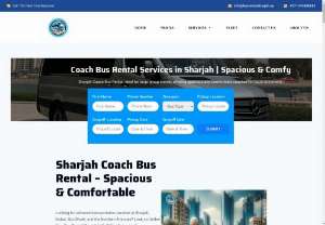 Sharjah Coach Bus Rental - Sharjah Coach Bus Rental: Ideal for large group travels, offering spacious and comfortable coaches for tours and events.
