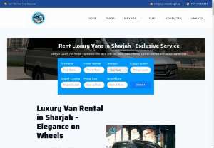 Sharjah Luxury Van Rental - Sharjah Luxury Van Rental: Experience elite travel with our luxury vans, offering superior comfort and exclusive amenities.