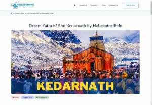 Dream Yatra of Shri Kedarnath by Helicopter Ride - We are the only verified platform for Kedarnath helicopter bookings in 2024 and 2025 via IRCTC. See the price list and confirm your booking before closing.
