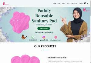 PADOFY | Eco-Friendly Reusable Sanitary Pads for Women in Bangladesh - Padofy Eco Friendly Reusable Sanitary Pads for Women in Bangladesh Say goodbye to single-use pads and embrace sustainable period care Shop now for a greener, healthier future!