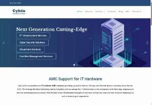 Screenshot of Cybix Technology Services: IT Infrastructure Support