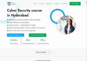 Cyber Security Academy - 100% Placement guarantee is available for selected candidates
