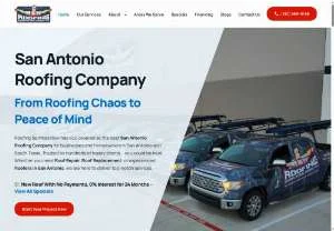 Screenshot of Professional Roofing Services in San Antonio, TX