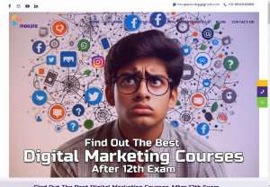 Find Out The Best Digital Marketing Courses After 12th Exam - You can sign up for a digital marketing course after the 12th. These courses are for everyone, even if you just graduated from grade 12.  Digital marketing includes many different ways to market things online, like making websites show up better in search results, using social media, creating content, sending emails, and more. Taking these courses can teach you everything you need to know to promote your products and services well on the Internet.