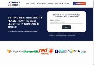 Connect Market - Best Electricity Plans - Connect Market is a leading energy and gas comparison platform in Sydney, New South Wales. If you are looking for the best deal on electricity and gas, whether for a home, an apartment, or an office. Connect market provides the best value for money deals in the market. If you're setting up a new place and need to connect electricity and gas, Connect Market can help you do that quickly and easily. Or maybe you already have these services but want to find a better deal.