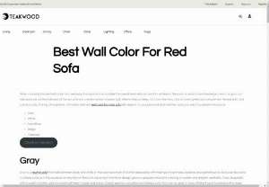 Best Wall Color For Red Sofa - Discover the best wall color options to complement your red sofa. From bold and dramatic to soft and neutral, find the perfect hue to enhance your living space.