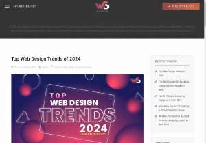 Top Web Design Trends of 2024 - Discover the cutting-edge web design trends shaping 2024! From immersive UI/UX experiences to AI-driven personalization, stay ahead with the top website designing companies in Delhi NCR. Elevate your online presence with innovative designs and seamless functionality. Explore the future of web design today! 