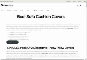 Best Sofa Cushion Covers - Transform your sofa with our high-quality cushion covers. Choose from a variety of colors and patterns to suit your style. Shop now for the best selection!