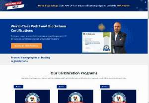 Blockchain Certification - 101 Blockchains is the world’s leading research-based platform for Blockchain, Web3, & AI Practitioners, with an existing community of over 60,000 professionals.  We offer world-class AI, web3, & blockchain certification programs and training courses that help professionals upgrade their skills and reach the next level of success.