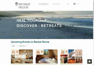 Retreat Reccie - booking and listing platform for wellness and therapy retreats globally.