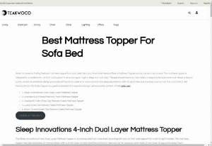 Best Mattress Topper For Sofa Bed - Upgrade your sofa bed with the best mattress topper for added comfort and support. Find the perfect option to enhance your sleep experience.
